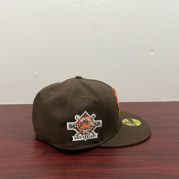 New Era, 59Fifty Fitted Hat, New York Mets, Brown - Picture 8 of 9